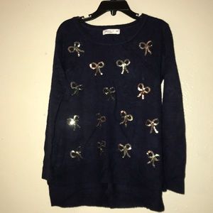 Pinc premium, girls blue navy sweater.size s/m